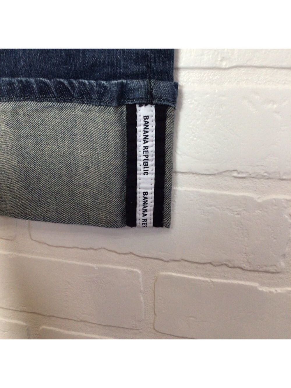 BANANA republic pedal pusher pants jeans stretchy cotton blend medium rise 28/6 - Picture 3 of 12